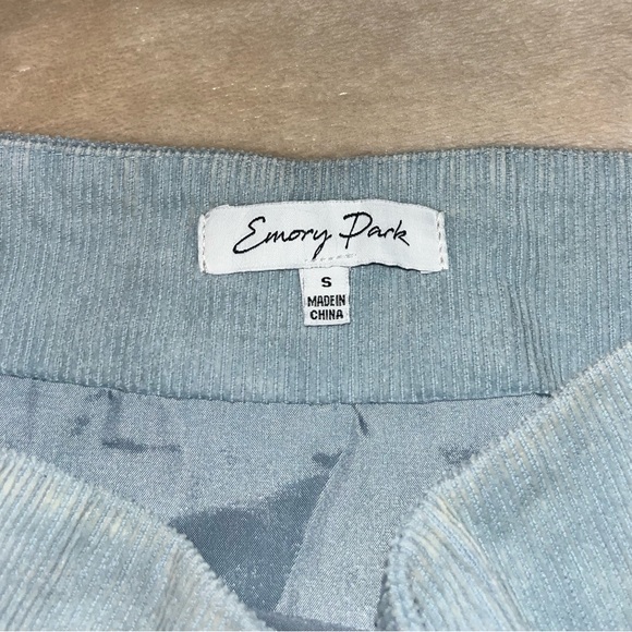 ASOS brand Emory Park Corduroy light blue miniskirt - Picture 2 of 3